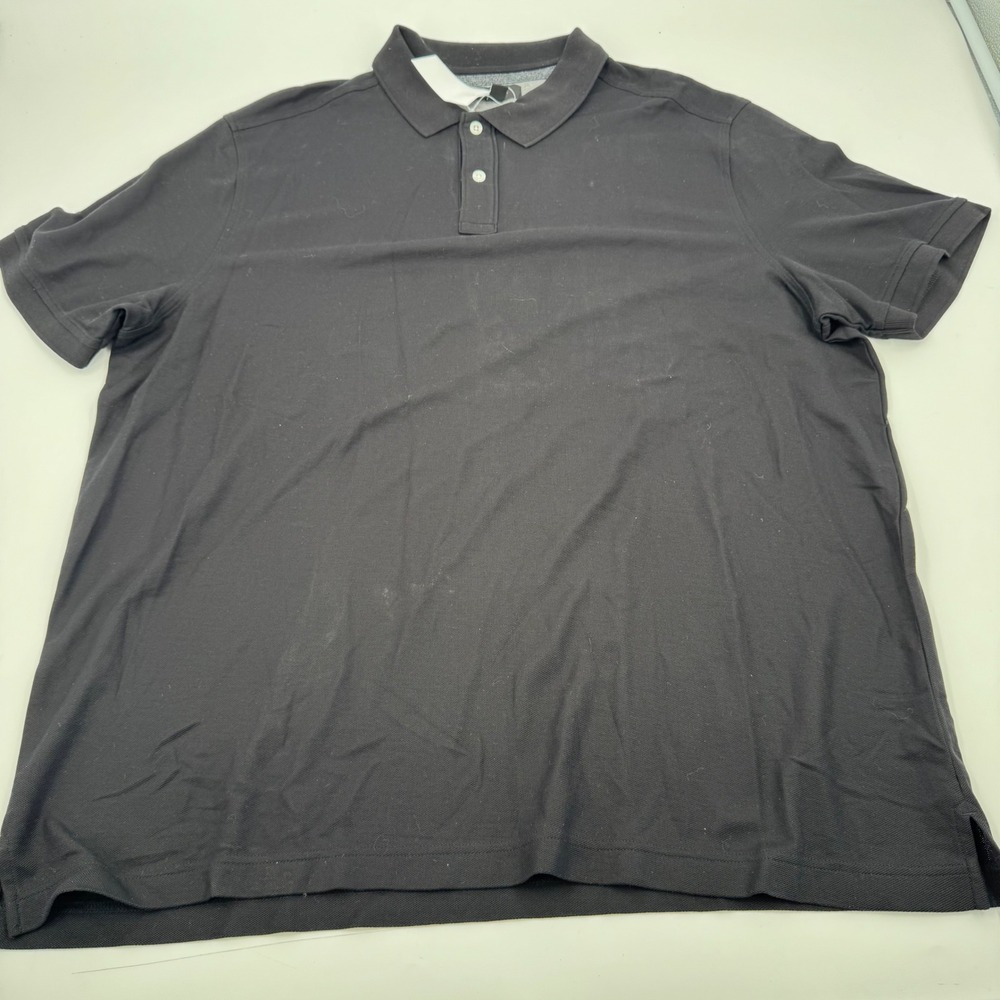 Nordstrom Polo Shirt Classic Fit Everyday Casual Black Polo Shirt 2XL